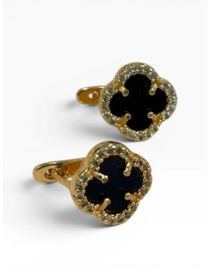 AROS TIPO VAN CLEEF NEGROS - Accesorios | Outlet Quilmes