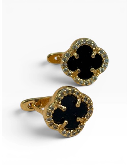 AROS TIPO VAN CLEEF NEGROS - Accesorios | Outlet Quilmes