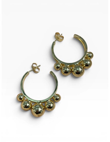 ARGOLLAS CON BOLITAS - Accesorios | Outlet Quilmes