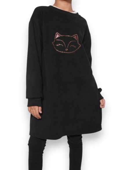 BUZO GLITTER GATO - Ropa Niños | Outlet Quilmes