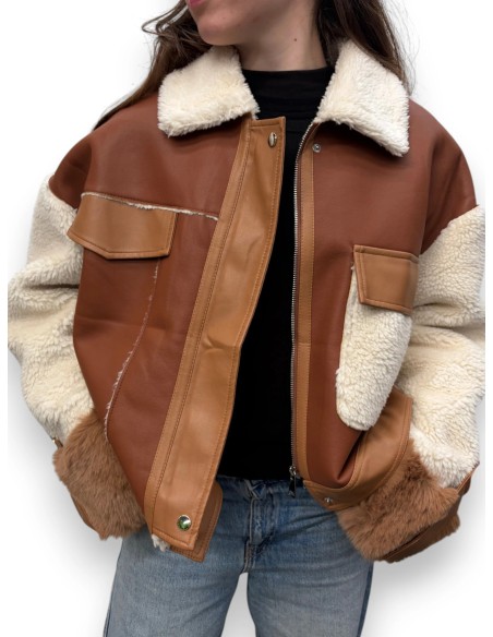 CAMPERA DE ABRIGO PELUDA - Ropa Mujer | Outlet Quilmes