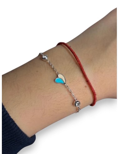 PULSERA CORAZÓN NÁCAR COLOR - Accesorios | Outlet Quilmes