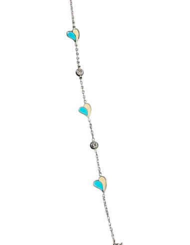 PULSERA CORAZÓN NÁCAR COLOR - Accesorios | Outlet Quilmes