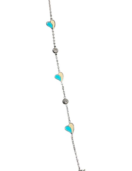PULSERA CORAZÓN NÁCAR COLOR - Accesorios | Outlet Quilmes