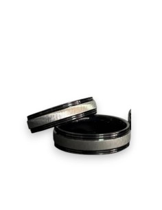 ANILLO NEGRO ESMERILADO EN PLATA - Accesorios | Outlet Quilmes
