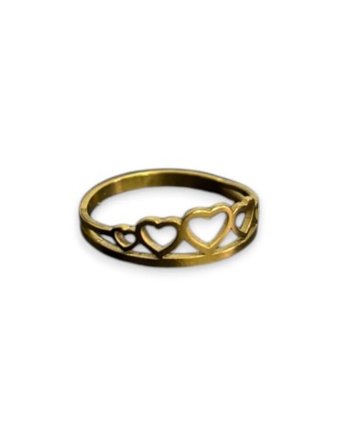 ANILLO ACERO DORADO - Accesorios | Outlet Quilmes