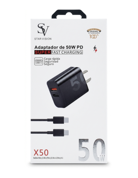 CARGADOR STAR VISIÓN 50w - Electrónica | Outlet Quilmes