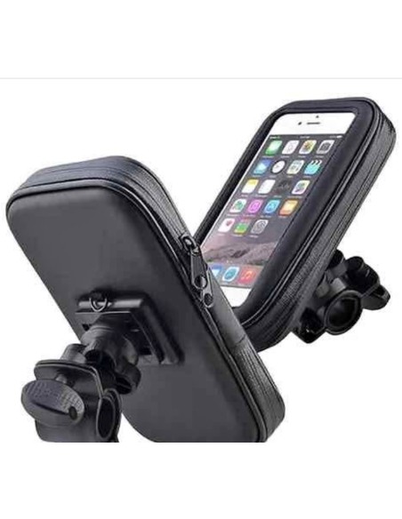 SOPORTE IMPERMEABLE PARA CELULAR – BICICLETA Y MOTO
