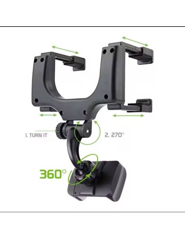 SOPORTE PARA CELULAR DE ESPEJO RETROVISOR