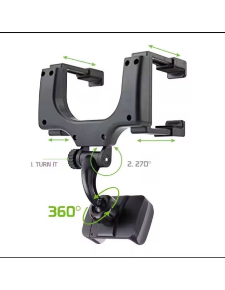 SOPORTE PARA CELULAR DE ESPEJO RETROVISOR