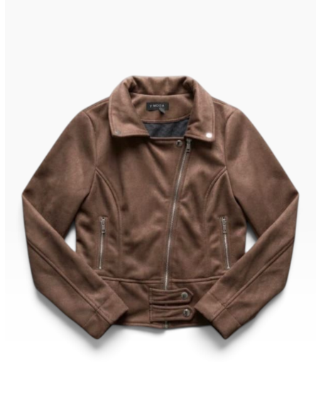 CAMPERA GAMUZA ESTILO ROCKERO