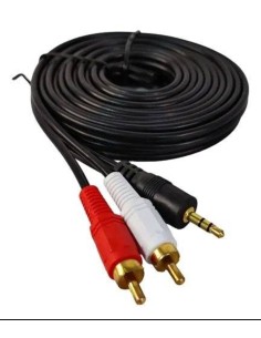 CABLE DE AUDIO RCA a 3.5mm