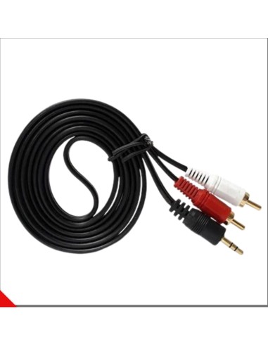 CABLE DE AUDIO RCA a 3.5mm