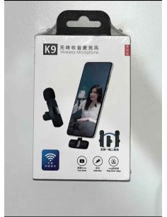 MICRÓFONO INALÁMBRICO K9 Doble